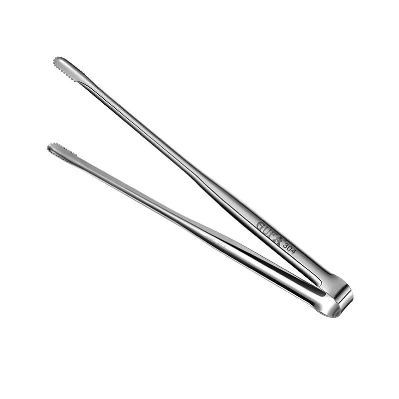 Food Tongs Kitchen Food Clips 304 Barbecue Clip Grill Tongs Meat Cooking Utensils BBQ Baking Silver Kitchen Accessories Camping Supplies