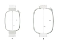 395MM Succession Embroidery Rectangle Set Frame Embroidery Hoops Plastic Cross Stitch Hoop Sewing Machine Parts Accessories - Image 2