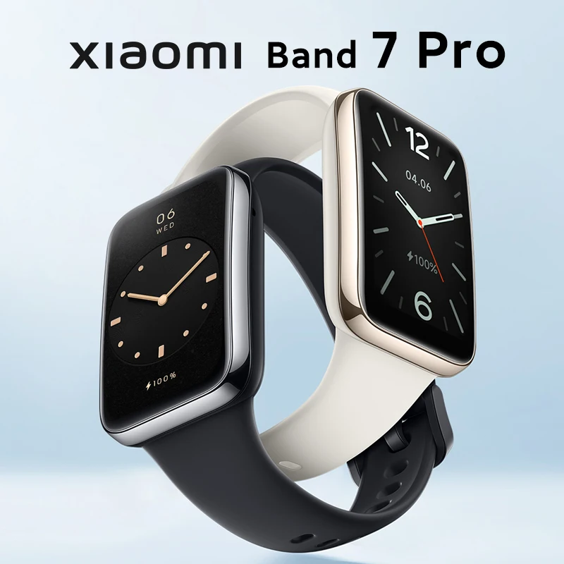 

Смарт-браслет Xiaomi Mi Band 7 Pro, водонепроницаемый фитнес-трекер с AMOLED экраном, GPS, датчиком уровня кислорода в крови