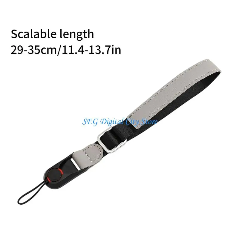 U75B 카메라 숄더 스트랩/손목 스트랩(퀵 릴리스 버클 및 안티드롭 밴드 포함)