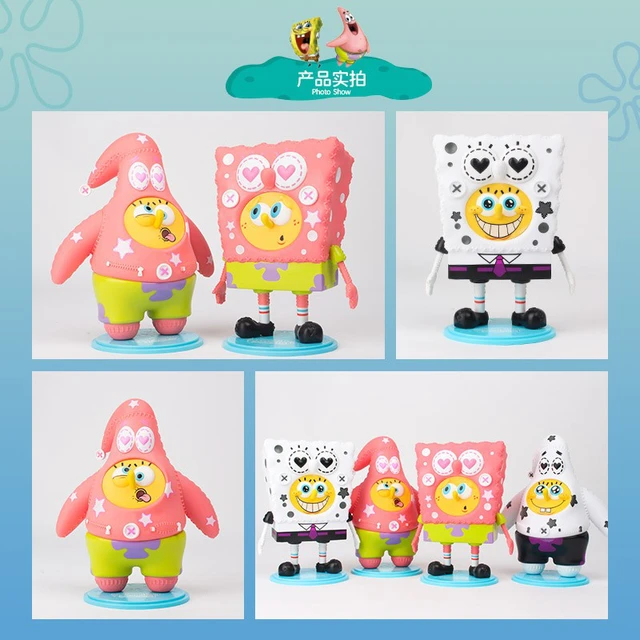 20-23cm Spongebob Jellyfish Series Patrick Star Anime Figure Blind Box  Kawaii Cute Doll Toy For Kids Room Ornament Model Gift - AliExpress