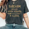 Retro Magic Wand Shirt Sarcasm Because Avada Kedavra Is Illegal Shirt Unisex School Tee Cotton Shirt Fantasy Apparel Y2K Top 6
