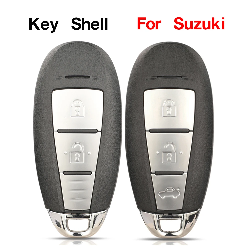 jingyuqiin 2/3 Buttons Remote Car Key Shell Case For Suzuki Swift SX4