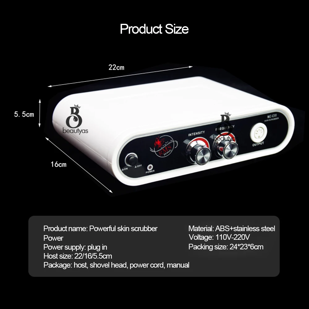 Ultrasonic Face Skin Scrubber Blackhead Acne Spots Removal Facial Dirt Peeling Cleaner Beauty Care Spa Lifting massager