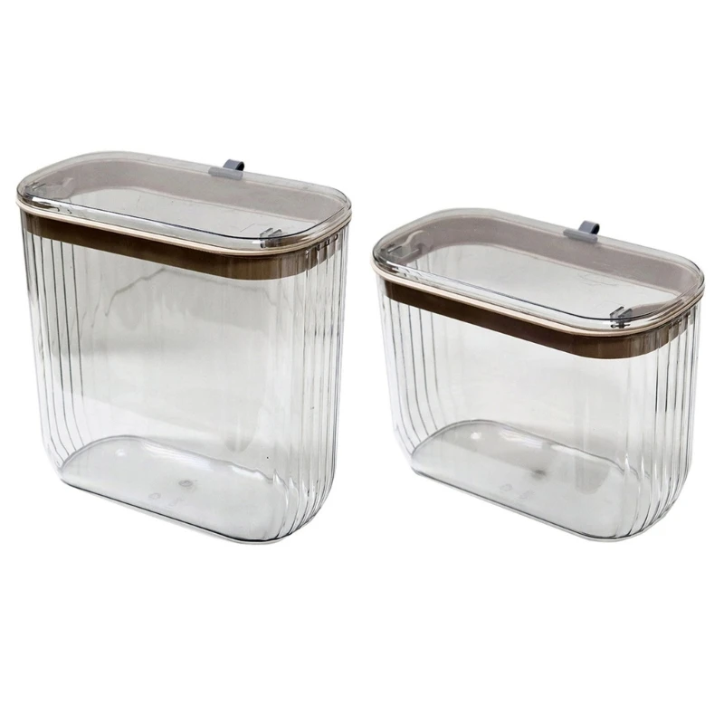 

Hanging Kitchen Trash Can Portable Transparent Wall Mounted Small Garbage Can