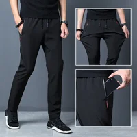 MAIHE Fashion 2021 Men Casual Pants Joggers Fitness Quick Dry Sweatpants Male Summer Breathable Slim Trousers Pencil Pants 4