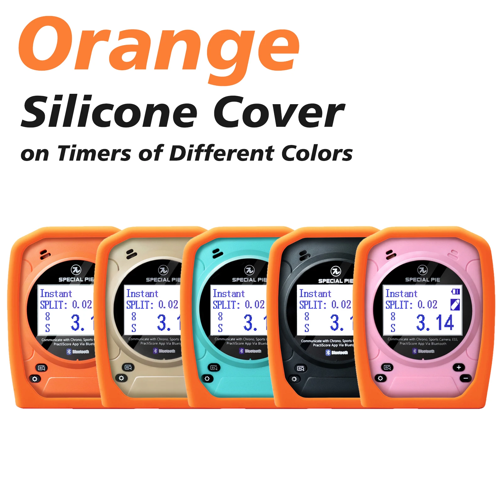 Special Pie M1A2 Shot Timer Silicone Color Skin Cover-Drop-Resistant Waterproof Stopwatch (Timer Not Included)