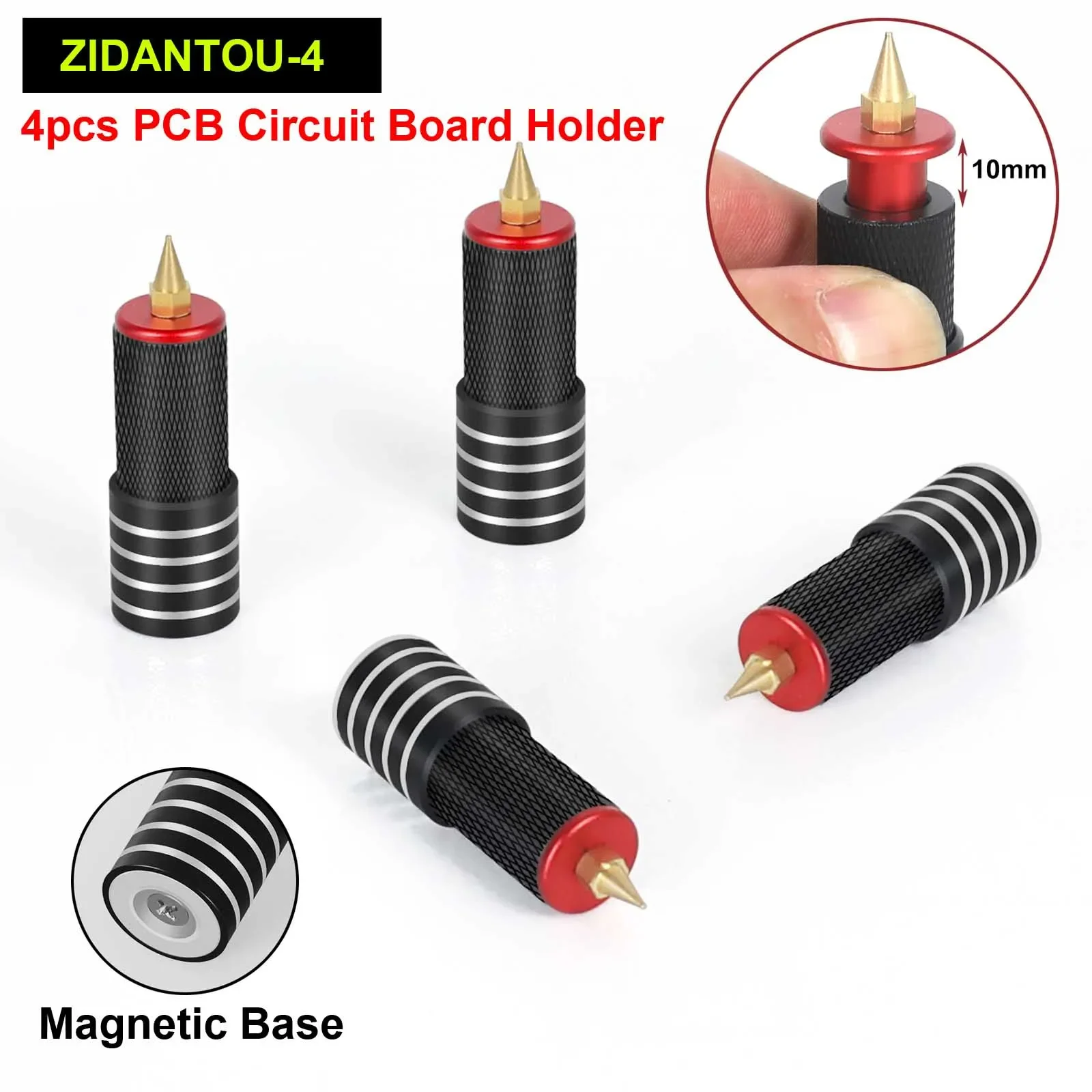 Circuit Board Fixture 4 PCB Circuit Board Holder with Strong Magnetic Base for Soldering Repair Modeling DIY Jewelry and Hobbies