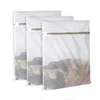 White Durable Honeycomb Mesh Laundry Bags for Delicates Net Fabric Durable and Reusable Delicate Wash Bag Organize Bag 6