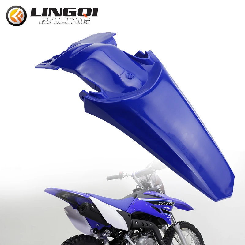 

LING QI Motorcycle Rear Mudguard Fairing Body Plastic Cover Kit Set Fender For YAMAHA TTR110 Motocross Dirt Bike Pit Bike