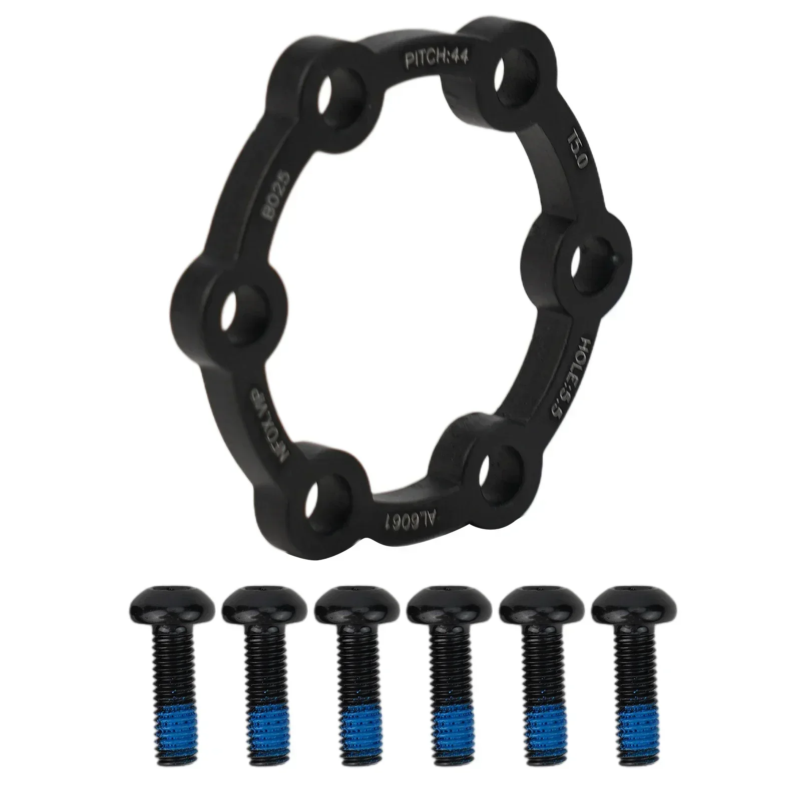 Electric Scooter Brake Disc Bicycle Disc 6-hole Hub Heightening Pad Screws Mountain Bike Plastic Brake Spacer mountain bicycle disc brake bicycle disc brake mountain bike disc brake