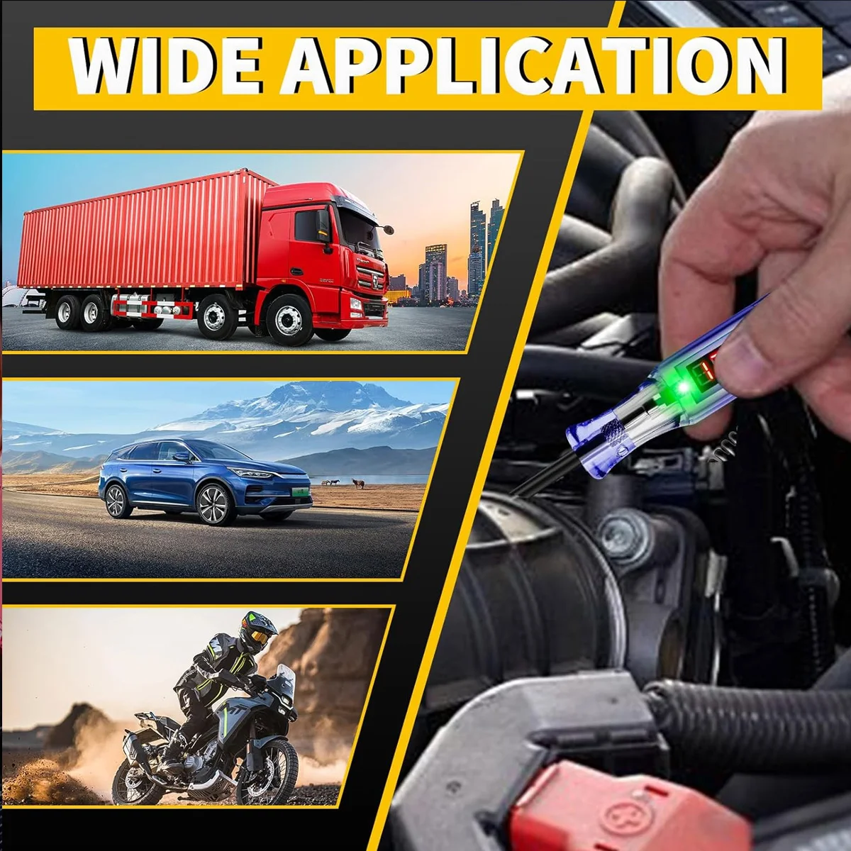 Digital Display Automotive Circuit Diagnostic & Voltage Testing Tool