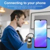 MKTEL BM10 Mini Feature Phone With Earhook Dual SIM Dual Standby 380mAh Battery MP3/MP4/FM Radio/Bluetooth/GPRS 3