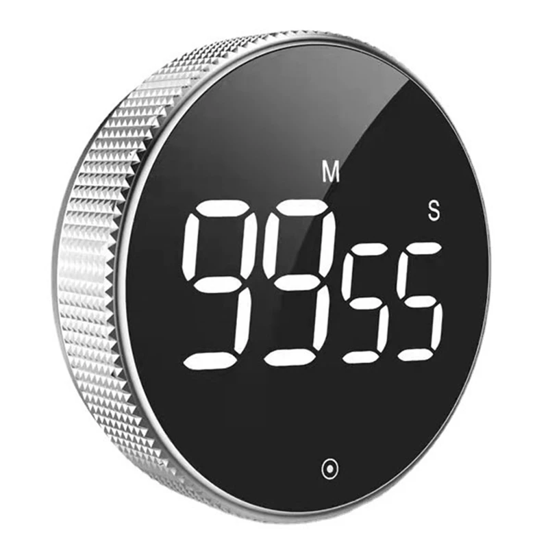 

LBER Magnetic Kitchen Timer Digital LED Display Cooking Shower Study Baking LED Counter Stopwatch Reminder Countdown Timer