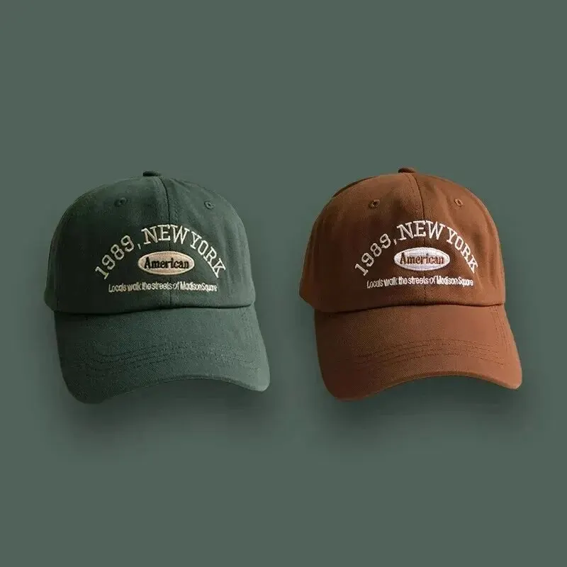 Spring Korean Retro Baseball Hat Women, Autumn and Winter, Wild Ins, Street Letter Embroidery Cap, Summer Couple Men Best Sellers In Accessories