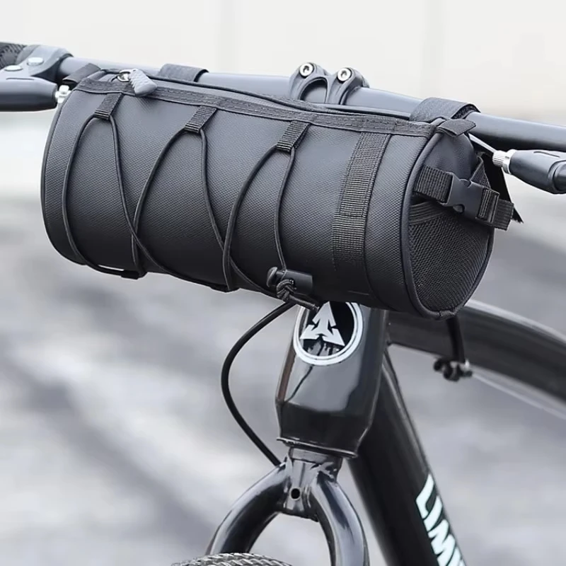 Versatile Outdoor Bicycle Storage Bag - Front-Mount Riding Accessory