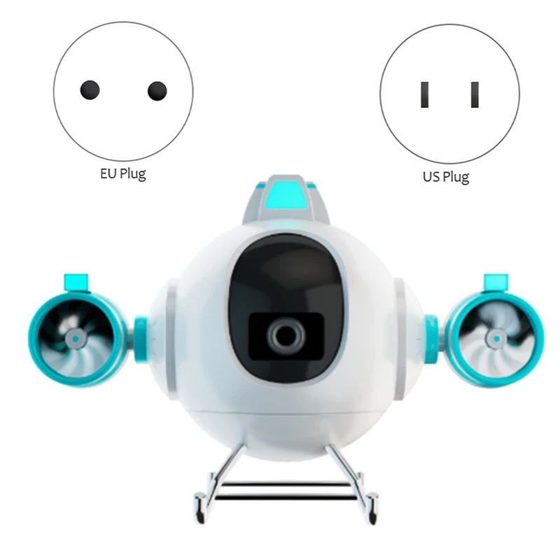 

Full HD 3MP Night Full Color AI Tracking Wireless CCTV Safe Home Baby WIFI Smart Camera White US Plug