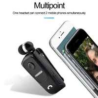 Fineblue F920 Wireless Earphone Bluetooth Headset Ears in Lotus with Wire Clip Earphones Handsfree Earbuds Retractable Headphone 2