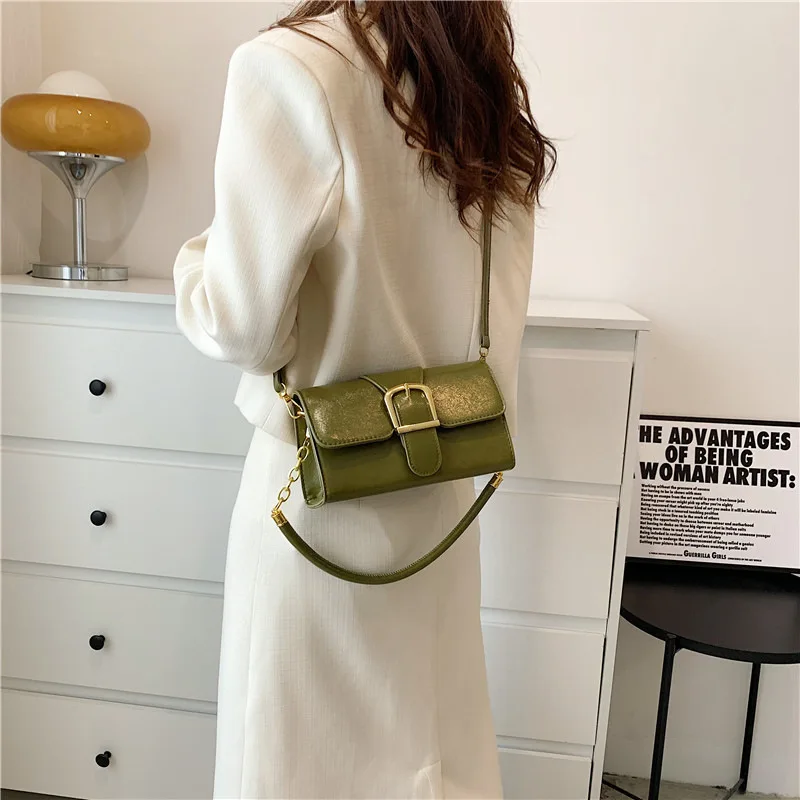 Women's 2024 New Fashion All-Match Small Square High-Grade Shoulder Messenger Bag