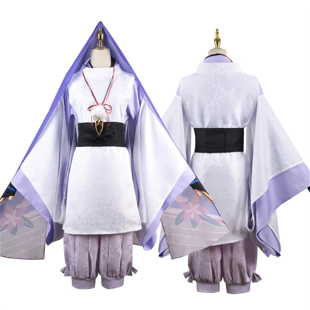 

Genshin Impact Scaramouche Kunikuzushi Game Cosplay Costume Wig Outfit Balladeer Hunting Kimono Wanderer Men Role Play Halloween