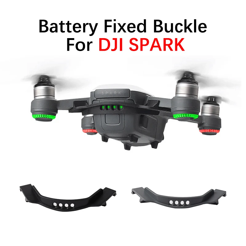 Description Picture 3 of itemFor DJI Spark Drone Flying Battery Anti-bulge Anti-Release Buckle Anti-drop Fixing Protective Holder Dust Plug Cover Accessories