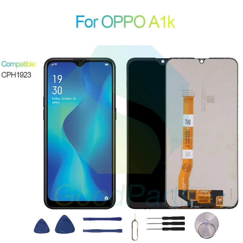 

ЖК-экран для OPPO A1k 6,1 "CPH1923 A1k, сменный сенсорный дигитайзер в сборе