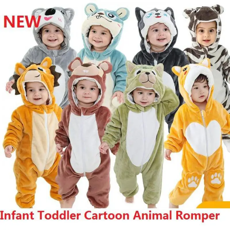 Kids Halloween Costum Cartoon Animal Panda House Zebra Costumes Baby