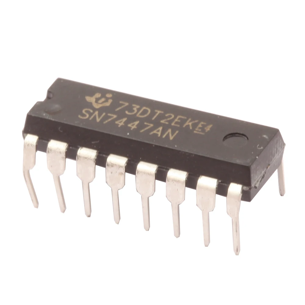 (5 шт.) SN7447AN IC BCD-TO-7SEG DECODR/DVR 16-DIP 7447 SN7447