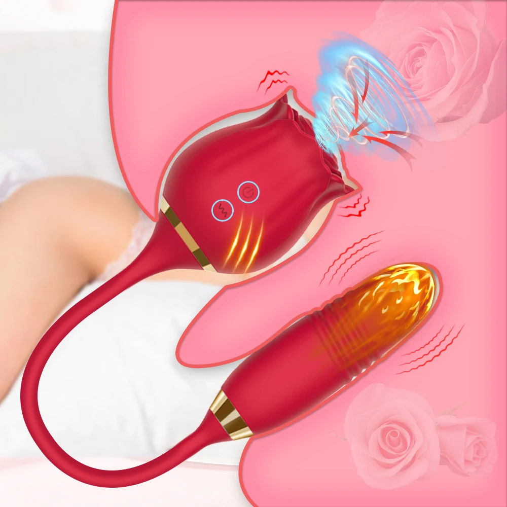 Female Sex Toys Clit Sucking Vibrator Clitoris Vibrator Vibrator Sex Toy Dildo Sex Toys Rose Sucking Vibrator Rose Sucking Vibrator for Women Nipple Clit Stimulator Vibrating Egg Dildo Vibrators Clitoris Sucker Vibator Sex Toy for Women