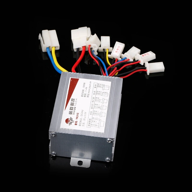 DC Motor Speed Controller Motor Speed Controller DC 24V 500W Motor Speed Brush Controller 30A For Electric Bicycle Bike Scooter