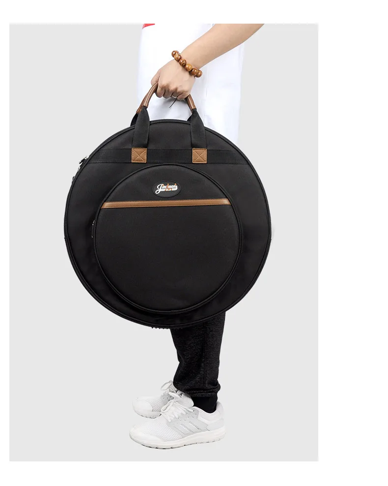 Professional thicker Portable shoulders backpack 21 Deluxe Cymbal Bag Carrying Case Drums Cymbals Instrument Gig Cases