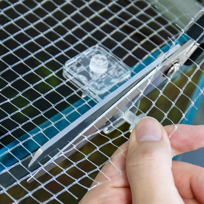 2pieces Aquarium Diy Net Clamp Clear Mesh Netting Fish Tank Anti-jumping Net Clamp Anti-escape Replacement Clips Y5GB aquarium clip holders,aquarium clip holder