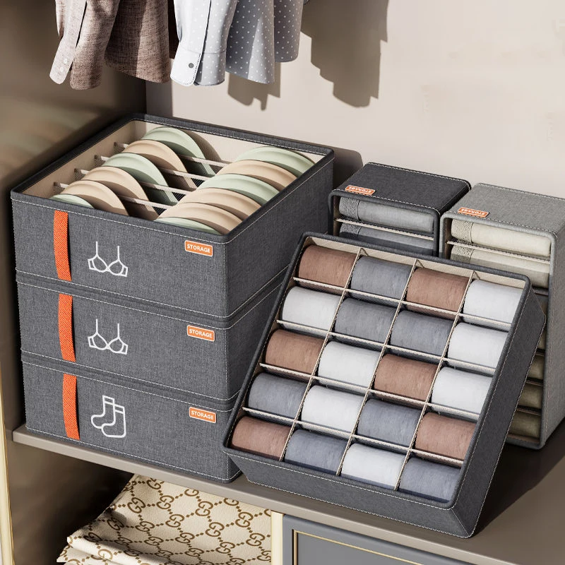 Clothes organizer Cabinet Drawer Organizer Underwear Socks Clothing Storage Box Wardrobe Organizer Clothes Pants Bra Socks Storage Organizers