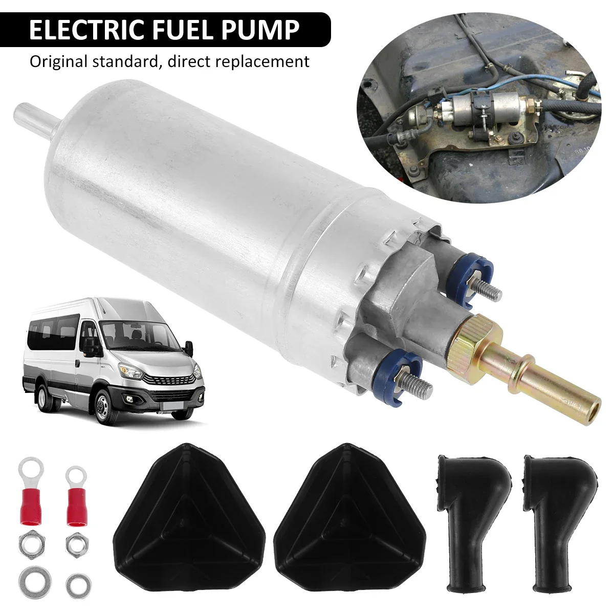 12V Electric Fuel Pump High Flow Electric Diesel Pump Metal Fuel Transfer  Pump Kit For IVECO DAILY MK III Palio Auto Accessories - AliExpress