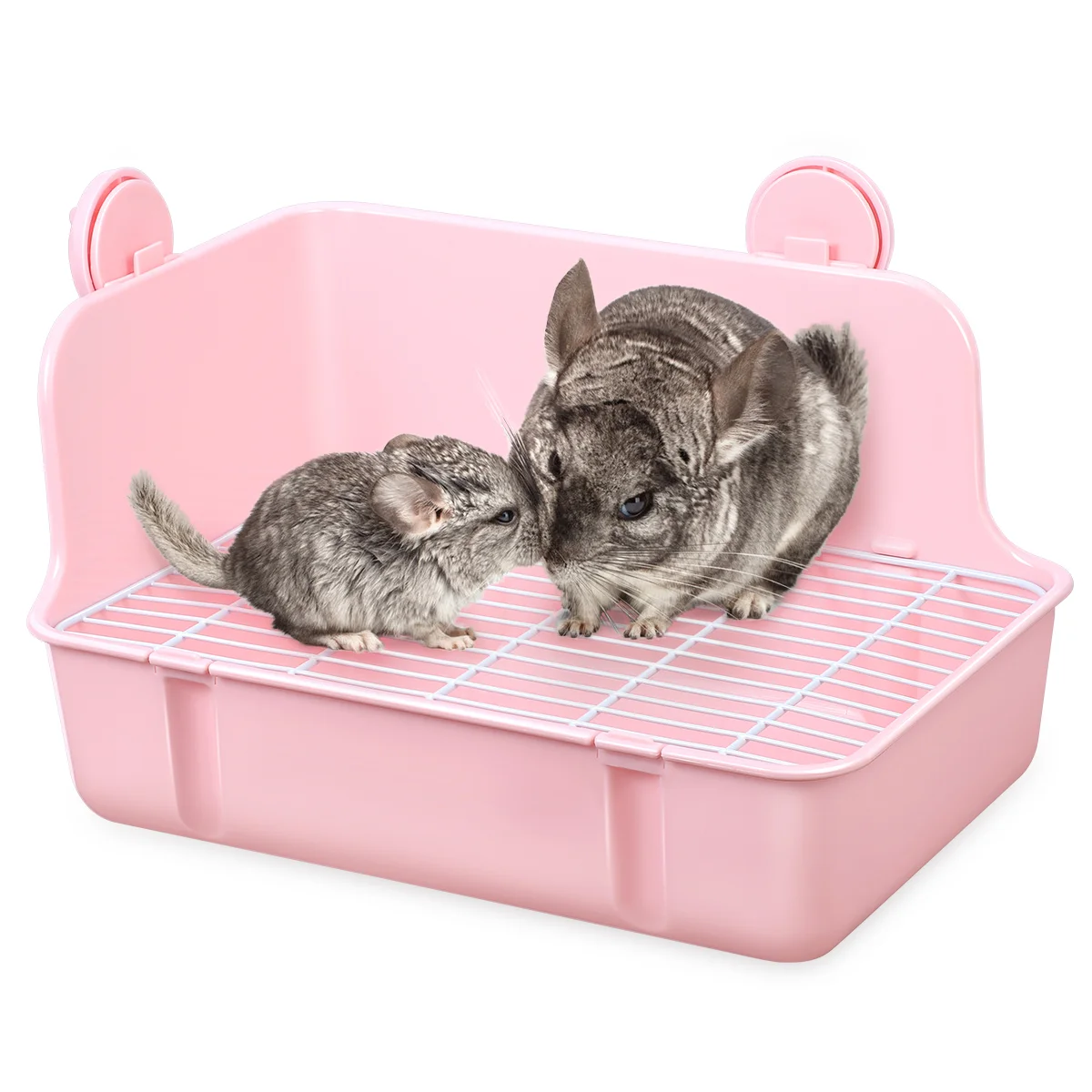 Bunny Potty Puppy Pad Holder Tray Guinea Litter Box Corner Cat Litter Box  Rabbit Toilet Pet Cage Chinchilla Toilet - AliExpress