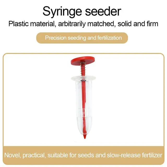 Mini Vetőmag Adagoló Hordozható Gyors Tűhordó Vetőgép Ültetvényes Fecskendő Kerti Ültetési Szerszámok - Image 4