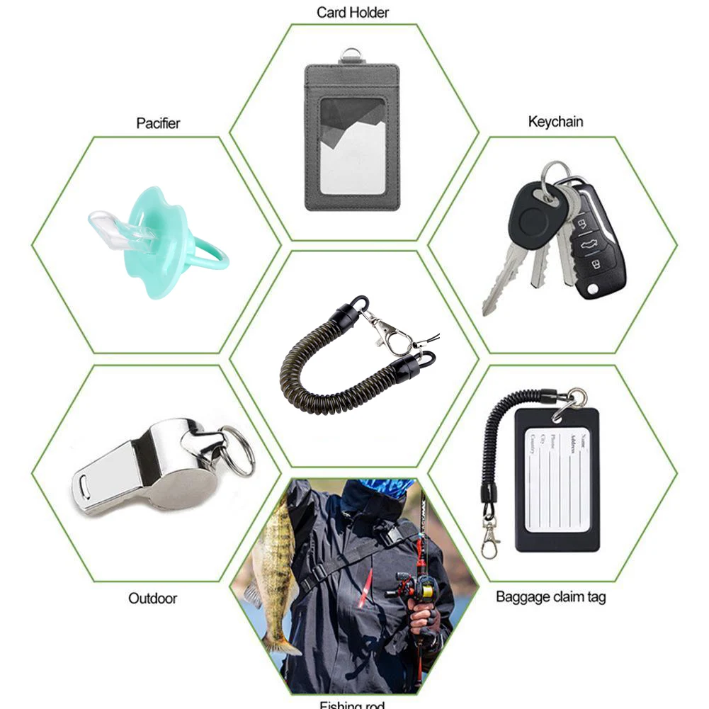 Telescopic Spring Anti-Lost Phone Safety Lanyard Strap