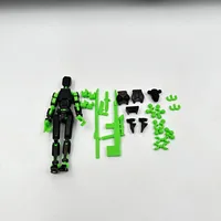 DIY T13 Action Figure Titan Multi-Jointed Movable Shapeshift Lucky Robot With Girl accessories 3D Printed Action Figures Toys 5