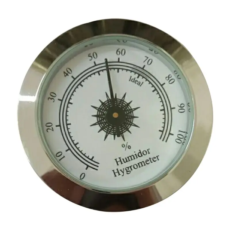 Igrometro analogico rotondo misuratore di umidità igrometro meccanico per  sigari facile installazione - AliExpress