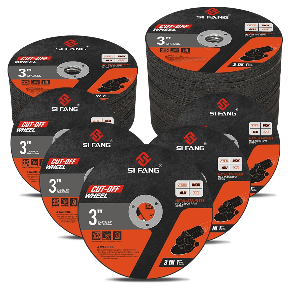 Cutting Disc Metal Cutting Discs 3 Inch 75mm Round Sanding Grinding Cut Off Wheels Circle Blades Electric Angle Grinder Accessories 1/10pcs