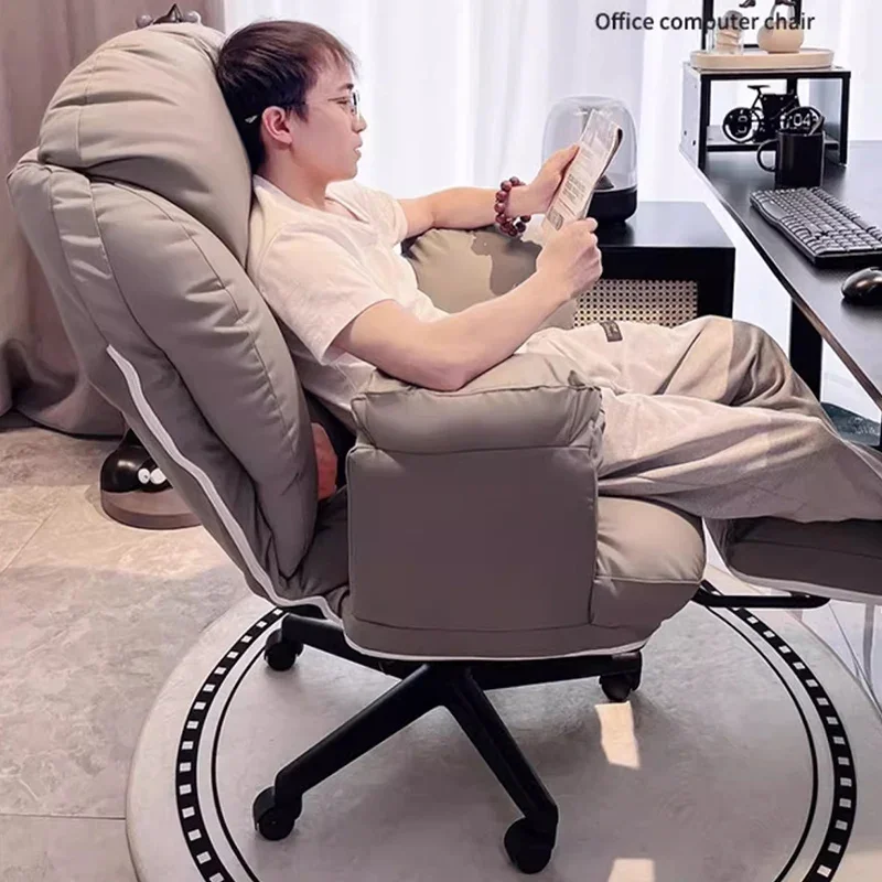 Throne Playseat Office Chair Lounge Comfortable Executive Cushion Nordic Office Chair Relaxing Sillas De Oficina Home Furniture 4