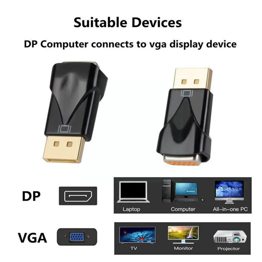 1080P DP VGA ȯ , ÷ Ʈ, PC , DVD, TV, Ʈ, Moni Q1Z1 , -VGA  ȯ
