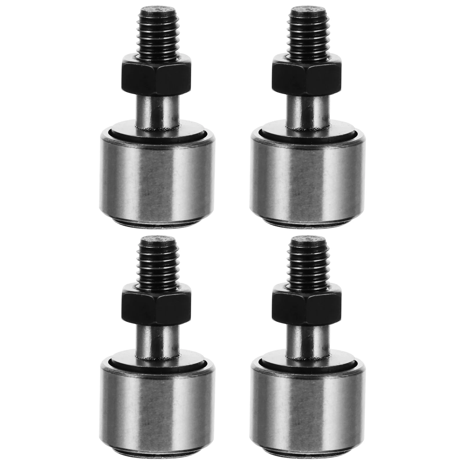 

4 Pcs Roller Needle Bearings High Rigidity Steel Heat Resistant Durable Bolted Cam Follower Bolt-type