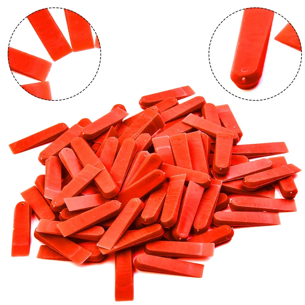 100pcs Tile Spacers Plastic Tile Leveling System Reusable Positioning Clips Wall Flooring Laying Tiling Tool