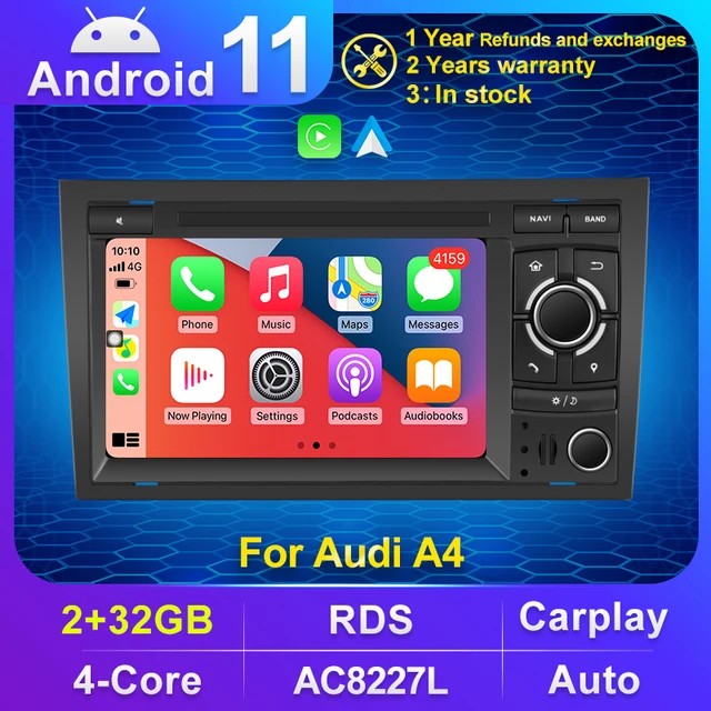 Android 11 Car Multimedia Radio Player for Audi A4 B6 B7 Seat Exeo S4 RS4  8E 2002-2012 with Carplay Intelligent System 2din - AliExpress