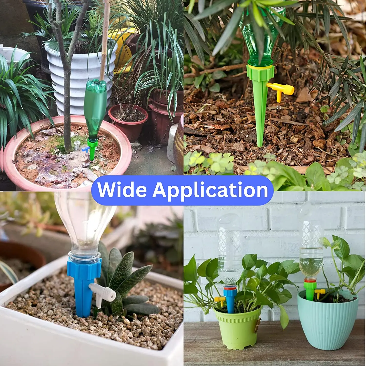 Lot De 5 Arrosoirs Automatiques En Forme D'oiseau Pour Plantes - Système D'irrigation Pratique Intérieur/extérieur