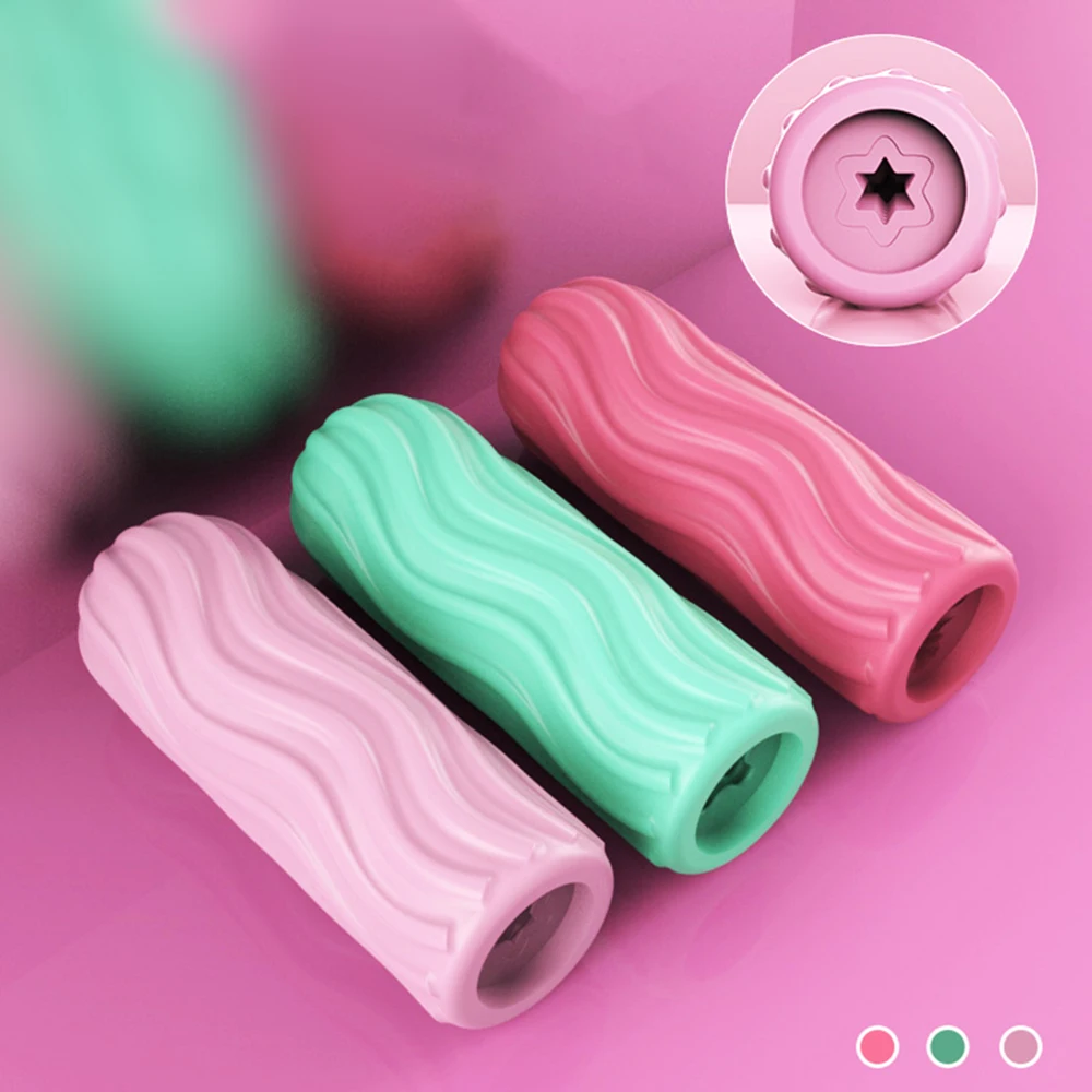 Men Masturbator Cup Manual Telescopic Glans Stimulator Vacuum_voghion.com