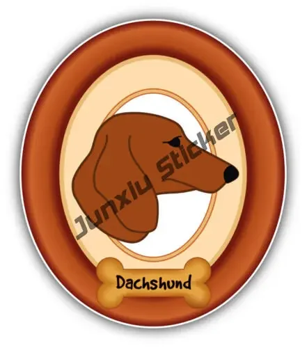 Autocollant Pour Chien 50 Autocollants Teckel Mignons Imperméables - PVC Haute Qualité - Pour DIY Et Personnalisation Autocollant Chien Apli