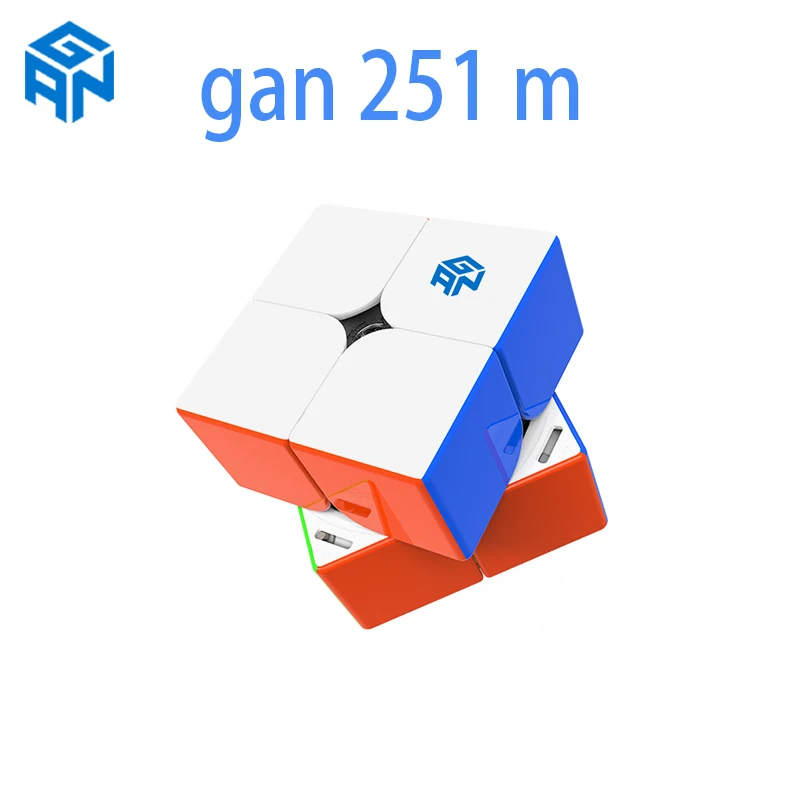 Gan 251 M Pro 2X2 Magnetic Speed Cube Professional Gan Cube 251 M Air Gan 251 Leap Cubo Puzzle Gan 249 V2 Giocattoli Antistress