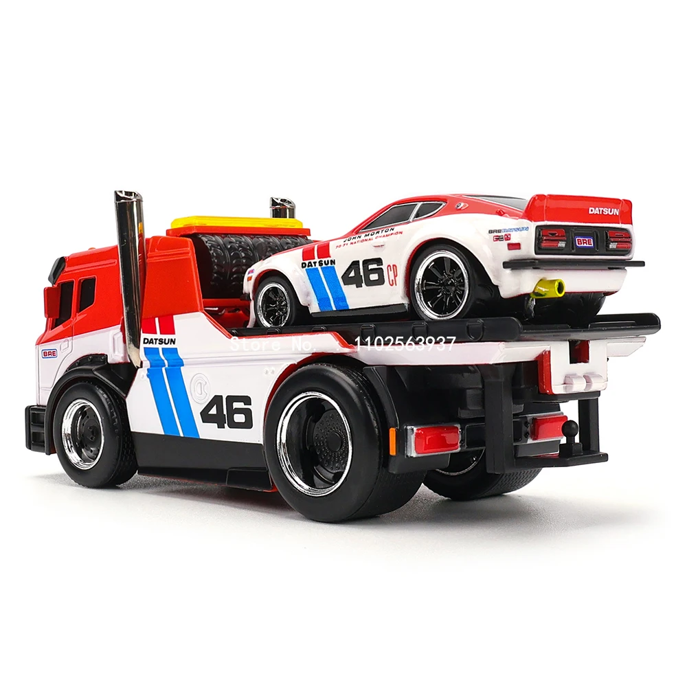 Maisto 1:64 1972 Datsun 240Z BRE JDM Flatbed - Classic American Muscle Car Die-Cast Collectible